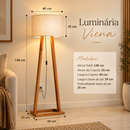 Luminária de Piso Viena