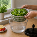 Centrífuga Manual para Salada 4L – Secador de Verduras Prático